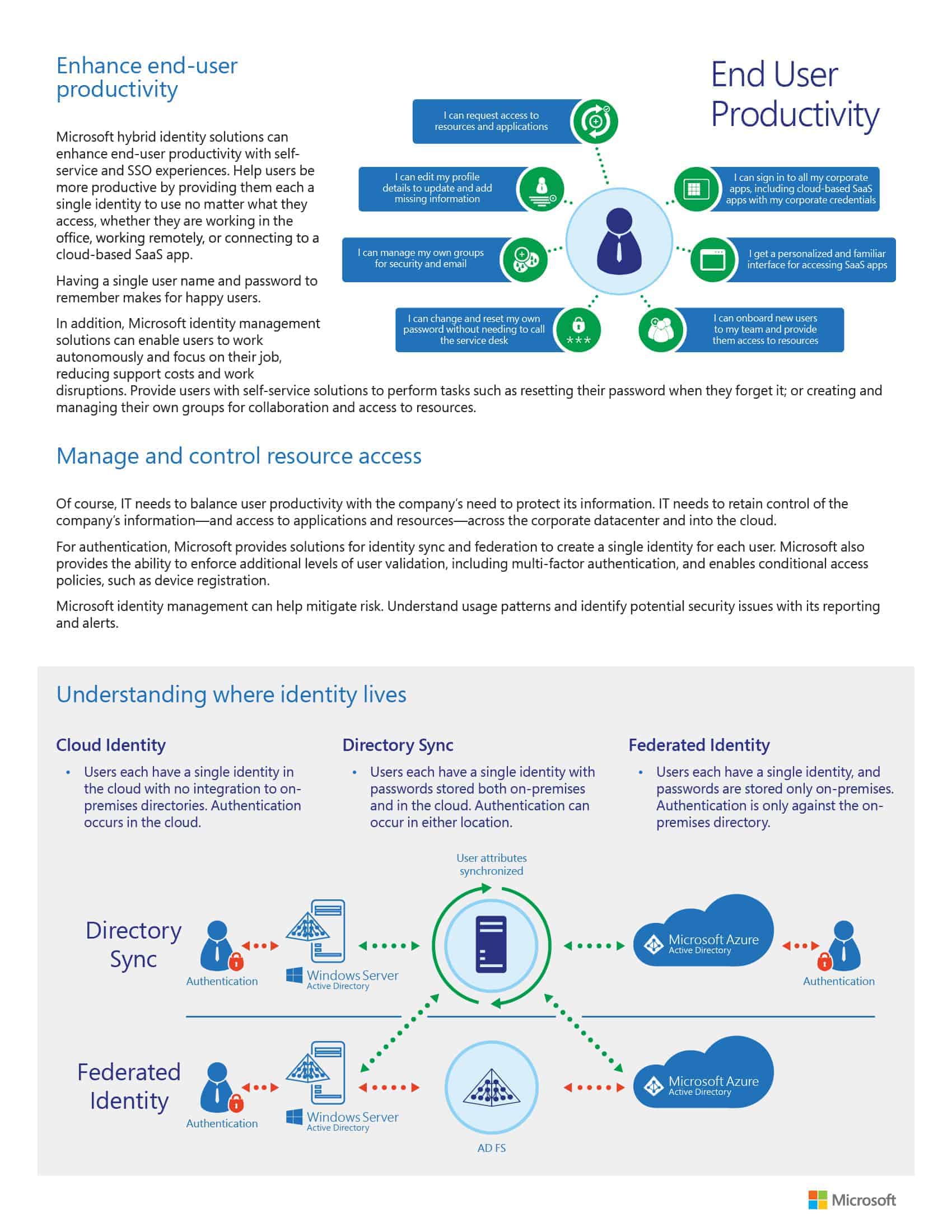 Hybrid identity management datasheet