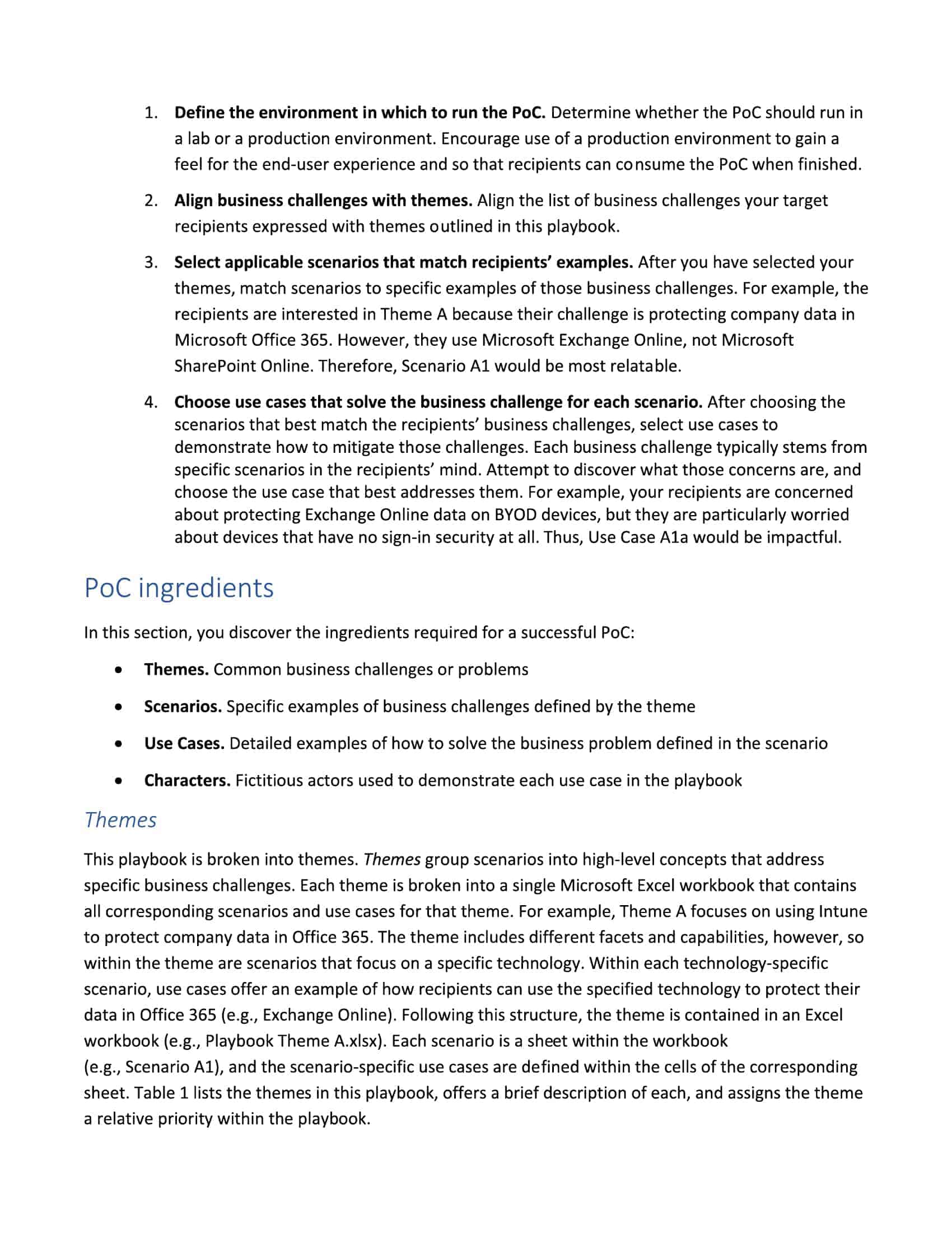 Microsoft Intune proof of concept (PoC) playbook