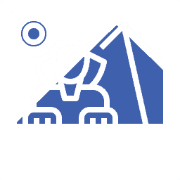 Unique graphic design and illustration icon