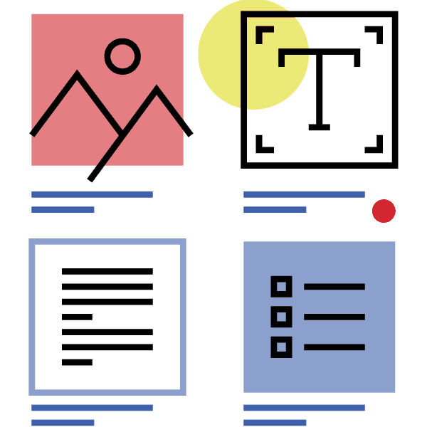 Content and copywriting graphic