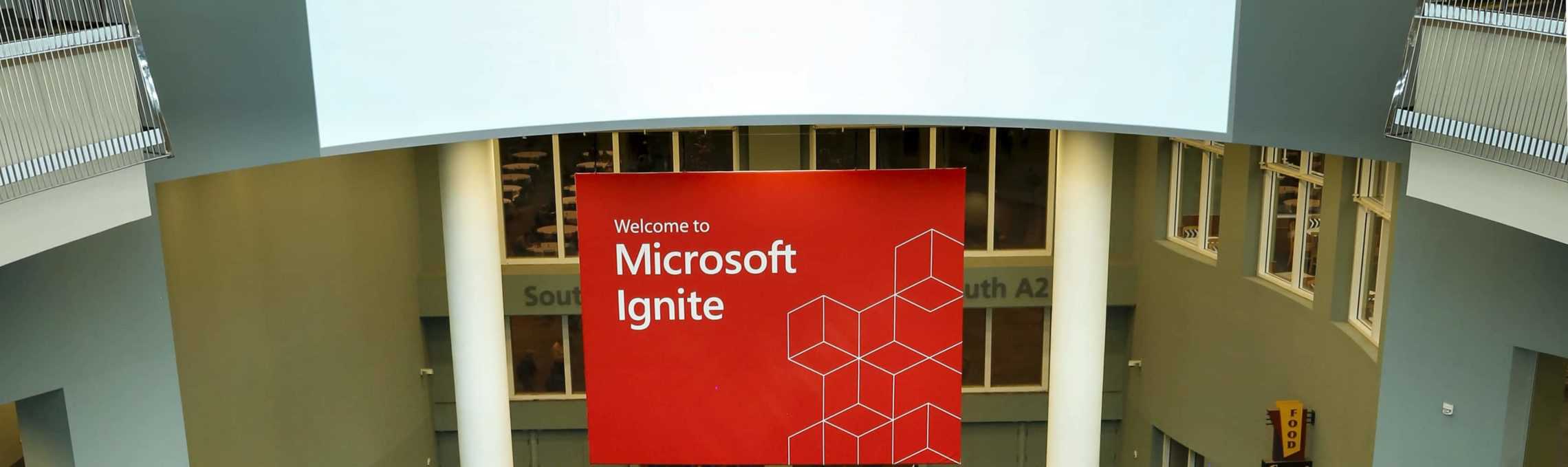 Entrance to Microsoft Ignite in September 2018 at Orlando, Florida